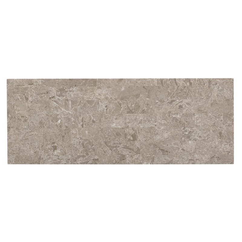 Bowery Hill Modern Marble Top Console Table in Espresso