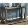 Bowery Hill Modern Solid Wood Console Table in Gray
