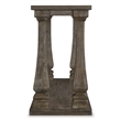 Bowery Hill Modern Solid Wood Console Table in Gray