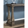 Bowery Hill Modern Solid Wood Console Table in Gray