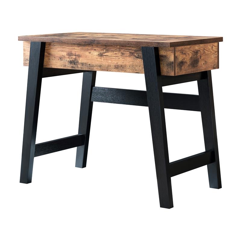 Bowery Hill Modern Wood Lift-Top Console Table in Brown