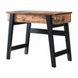 Bowery Hill Modern Wood Lift-Top Console Table in Brown