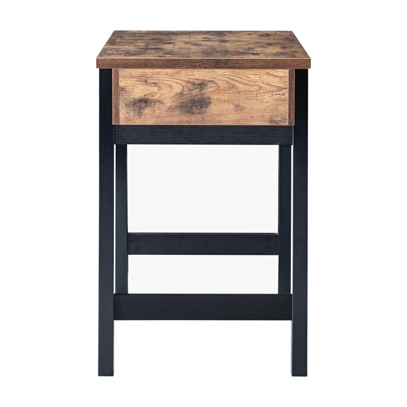 Bowery Hill Modern Wood Lift-Top Console Table in Brown