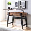 Bowery Hill Modern Wood Lift-Top Console Table in Brown