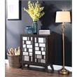 Bowery Hill Transitional Wood Console Table in Dark Gray