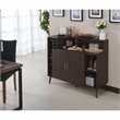 Bowery Hill Modern Wood Multi-Storage Buffet in Wenge