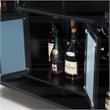 Bowery Hill Contemporary Wood Wine Rack Buffet in Cappuccino