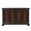 Bowery Hill Mid-Century Four Door Buffet with Light Distressing