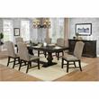 Bowery Hill Transitional Solid Wood 3-Drawer Buffet in Espresso