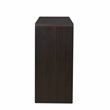 Bowery Hill Particle Board Espresso Server Rectangular Wine Bottle Rack 33