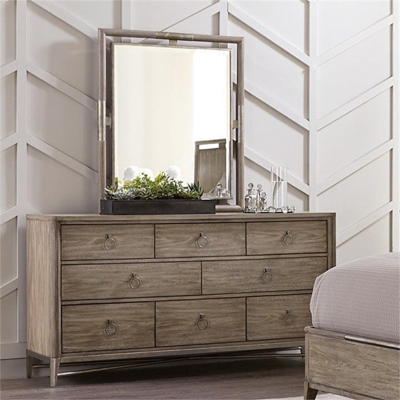 Bowery Hill Contemporary Mirror in Natural