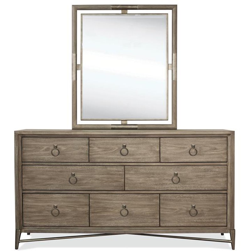 Bowery Hill Contemporary Mirror in Natural