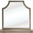 Bowery Hill Contemporary Arch Mirror in Gray Wash