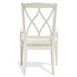 Bowery Hill Assembled Contemporary Dining Arm Chair in Paperwhite