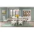 Bowery Hill Assembled Contemporary Dining Arm Chair in Paperwhite