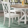 Bowery Hill Assembled Contemporary Dining Side Chair in Paperwhite