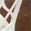 Bowery Hill Assembled Contemporary Dining Side Chair in Paperwhite