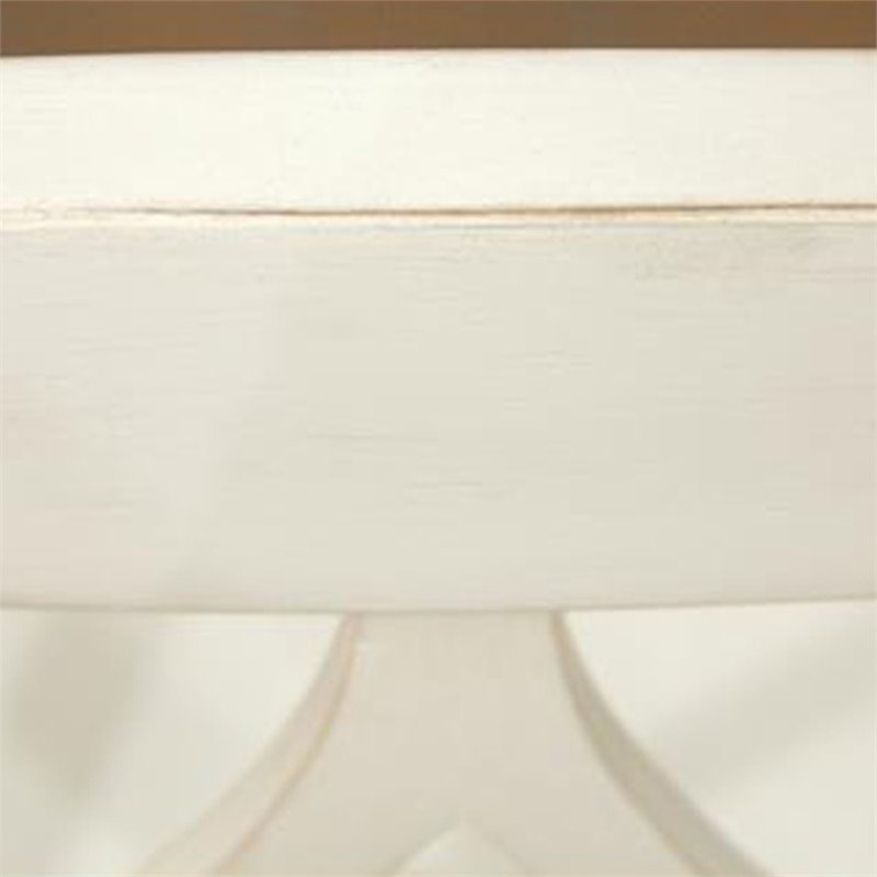 Bowery Hill Assembled Contemporary Dining Side Chair in Paperwhite