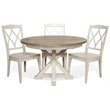 Bowery Hill Assembled Contemporary Dining Side Chair in Paperwhite