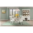 Bowery Hill Assembled Contemporary Dining Side Chair in Paperwhite