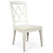 Bowery Hill Assembled Contemporary Dining Side Chair in Paperwhite