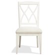 Bowery Hill Assembled Contemporary Dining Side Chair in Paperwhite