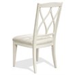 Bowery Hill Assembled Contemporary Dining Side Chair in Paperwhite