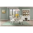 Bowery Hill Assembled Contemporary Dining Side Chair in Paperwhite
