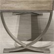 Bowery Hill Contemporary Computer Desk in Natural and Black
