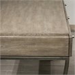 Bowery Hill Contemporary Computer Desk in Natural and Black