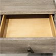 Bowery Hill Contemporary Computer Desk in Natural and Black