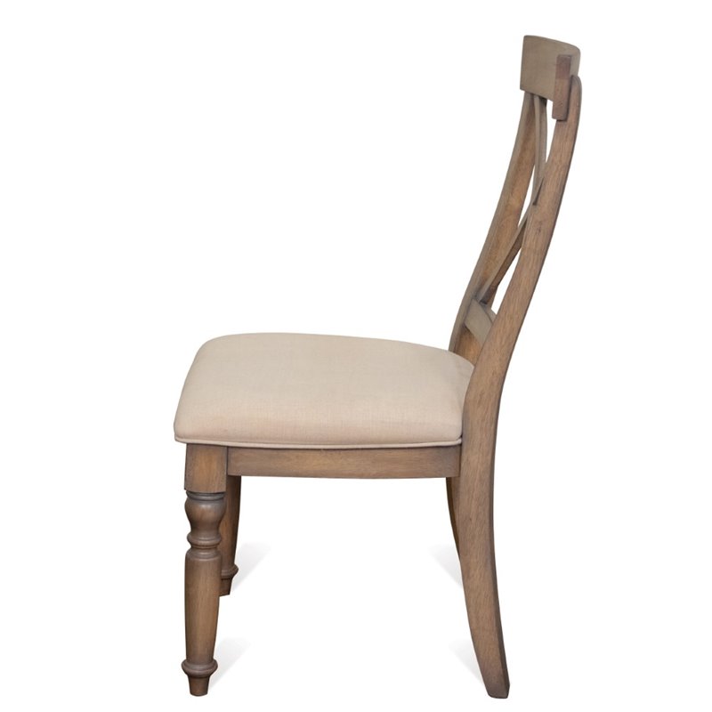 Bowery Hill Contemporary Dining Chair in Weathered Driftwood