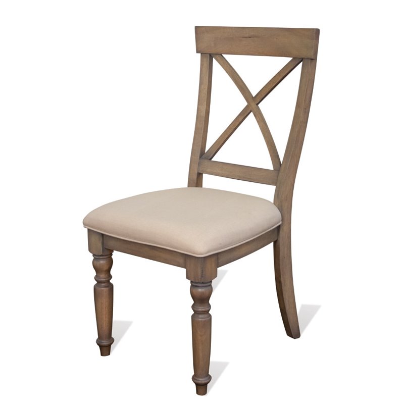 Bowery Hill Contemporary Dining Chair in Weathered Driftwood