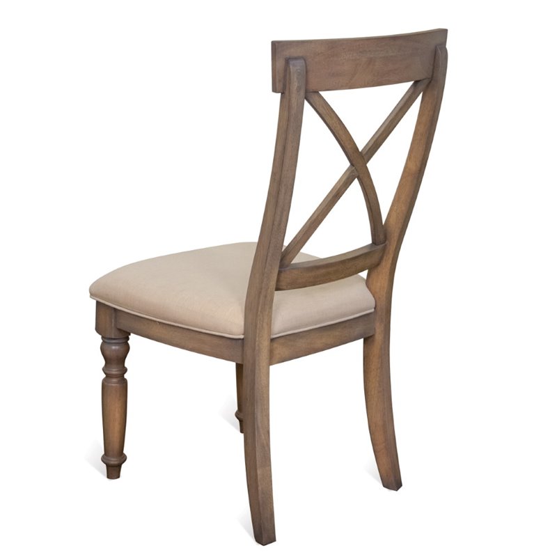Bowery Hill Contemporary Dining Chair in Weathered Driftwood