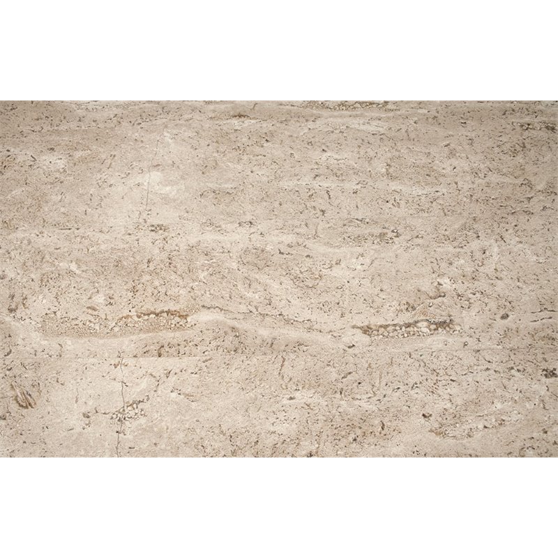 Bowery Hill Contemporary Coffee Table in Alabaster Travertine
