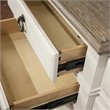 Bowery Hill Contemporary Wine Rack Buffet in Natural and Paperwhite