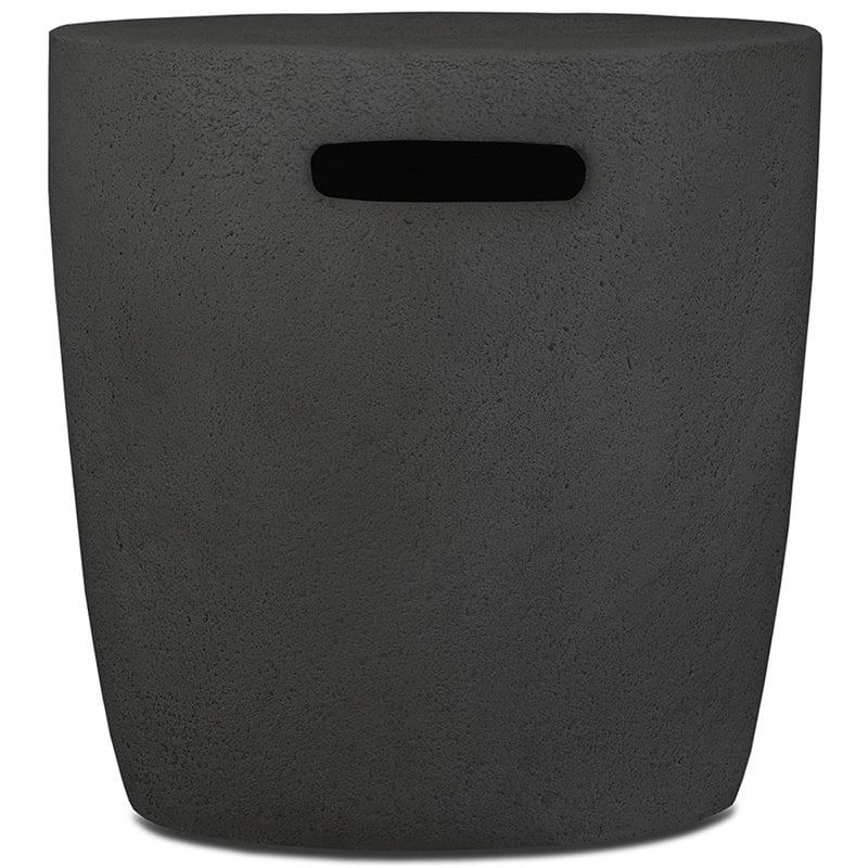 Bowery Hill Contemporary Propane Tank Cover in Slate Gray