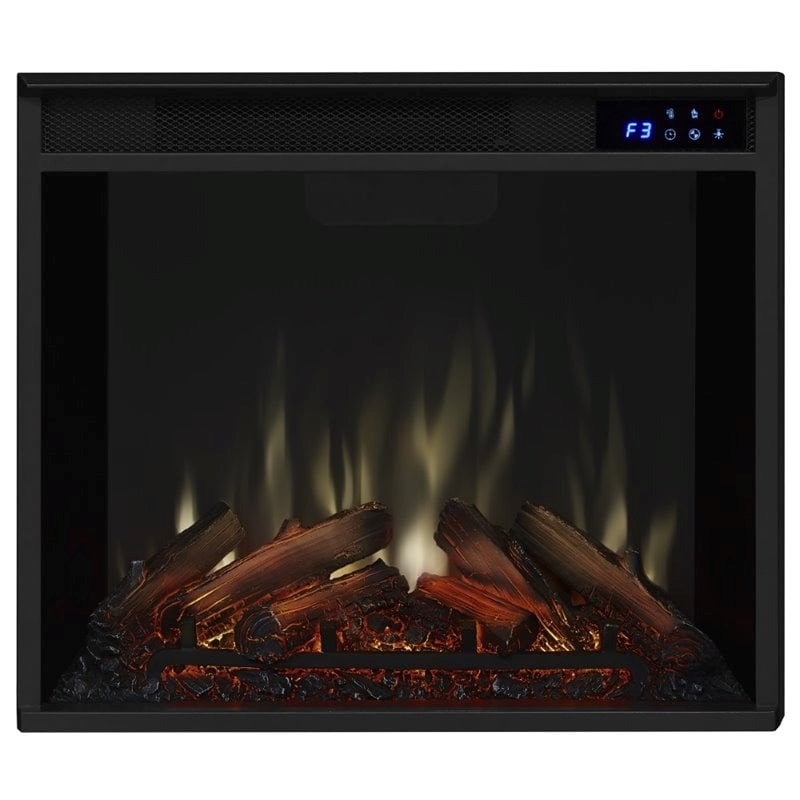 Bowery Hill Traditional Wood Fireplace TV Stand for TVs up to 67
