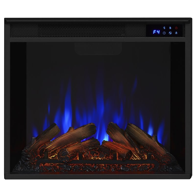 Bowery Hill Traditional Electric Steel Firebox in Black