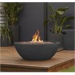 Bowery Hill Traditional Propane Fire Pit Bowl in Slate Gray