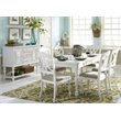 Bowery Hill Wood Oyster White Dining Table Rectangular 78