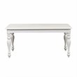 Bowery Hill Wood Oyster White Dining Table Rectangular 78