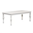 Bowery Hill Wood Oyster White Dining Table Rectangular 78