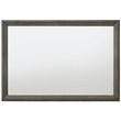 Bowery Hill Contemporary Mirror in Gray Oak