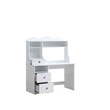 Bowery Hill Contemporary Desk Table in White