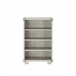 Bowery Hill Transitional Wood Bookcase in Gray