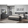 Bowery Hill Farmhouse Mirror in Rustic Gray Oak