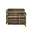 Bowery Hill Farmhouse Wood Cabinet in Rustic Gray Oak