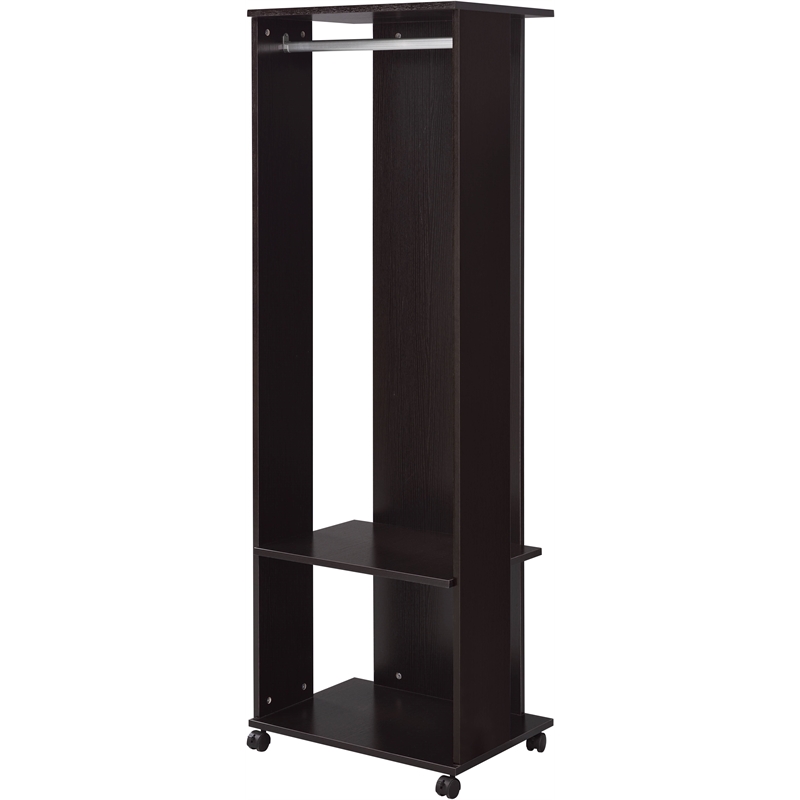 Bowery Hill Contemporary Wood Hall Tree in Espresso