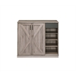 Bowery Hill Farmhouse Wood Cabinet in Rustic Gray Oak